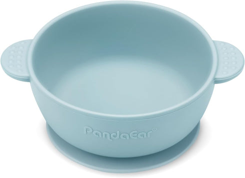 PandaEar 3 Pack Suction Bowls for Baby Toddlers 6-12 Months, Silicone Bowls with Suction for Food Feeding, BPA Free