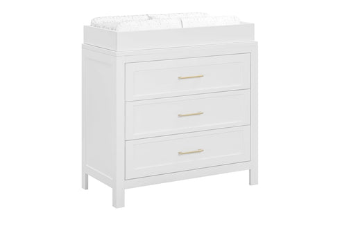 Reign White Changing Topper for Nursery