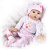 CHAREX Reborn Baby Doll Girl - 16 Inch Realistic Soft Vinyl Newborn Doll for Kids Ages 3+