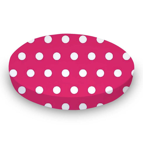SHEETWORLD.COM SheetWorld Baby Fitted Round Crib Sheet, 100% Cotton Woven Sheet, Unisex Boy