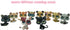 Custom-Made Baby Kitty Pet Shop Toy, Short Hair Cat Mini Bobble Head Animal Figure, 1 Inch Kitten
