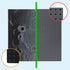 Feleph Space Moon Baseplate, 10x10 inches Classic Building Blocks Base Plate Gray, Compatible with Major Brands