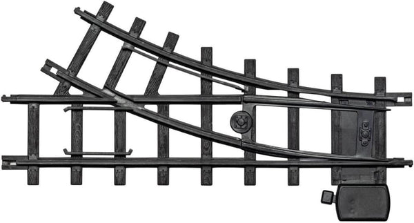 Lionel Ready-to-Play Left & Right-Hand Interchange Model Train Track Pack Black 2-Rail