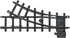 Lionel Ready-to-Play Left & Right-Hand Interchange Model Train Track Pack Black 2-Rail