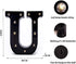 Foaky Black LED Marquee Number Lights Sign, Light Up Marquee for Night Light, Wedding, Birthday Party Decoration