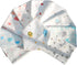 gosari Baby Cotton Handkerchiefs, 100% Cotton Washcloths for Drool, Feeding & Bath Time,