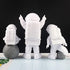 3Pcs Astronaut Figurines Cake Topper, Outer Space Cake Decoration Miniature Action Figure Statues for Kids Party