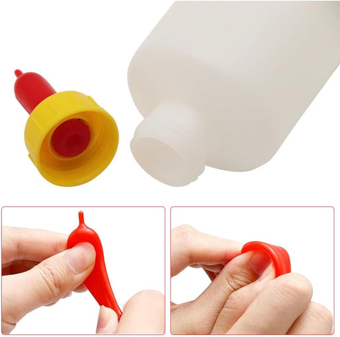 Goat Nipple and Bottles Set, 20 Pieces Cow Calf Milk Drink Nipple and 2 Pieces 400 ml Lamb Feeding Bottle Kit