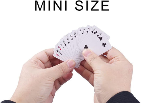 5 Decks Mini Playing Cards Party Favor, Miniature Poker Cards for Kids and Adults, 2 x 1.5 Inch