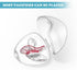 Compact Silicone Pacifier Storage Case for Travel - Baby Toy Organizer