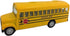 KinsFun 6 Inch Long-Nose School Bus Die Cast Metal Model Toy Car with Pullback Action