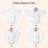100% 3 Pack 0-3 david's kids Cotton Baby Swaddle Wrap for Months, Soft Swaddle Blanket for Newborn Infant, Adjustable