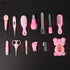 ZELINYE Baby Grooming Kit Set, Infant Baby Healthcare Tools, Newborn Manicure Set (13PCS) (Red)