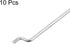 uxcell 1.5mm x 325mm Steel Z Pull/Push Rods for RC Airplane, Boat Replacement, Pack of 10