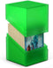 Ultimate Guard Boulder 100+ Classic Deck Case for 100 Double-Sleeved TCG Cards, Emerald, Durable Storage