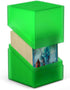 Ultimate Guard Boulder 100+ Classic Deck Case for 100 Double-Sleeved TCG Cards, Emerald, Durable Storage