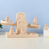 iplusmile Wooden Scale Montessori Math Materials Weighing Scale Set for Preschool Educational Learning