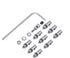 20pcs Steel Z Push Rods Parts F1.2mm x L190mm (7.5 inch) with Storage Box for RC Airplane