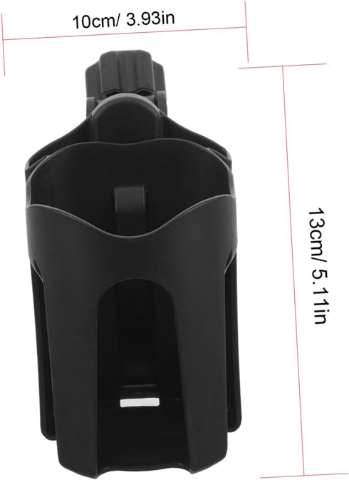 LIOOBO Easy Install Stroller Cup Holder for Elderly Walkers Wheelchairs Bikes Drinks Holder Compatible with Prams