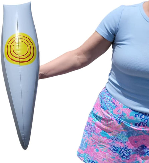 Inflatable Pick Axe (33") - Wood and Silver Color Toy for Kids Party Favors