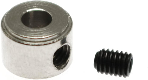 Maxmoral 30PCS 1/8'' Plated Landing Gear Stopper Set for RC Airplane Model Aircraft, Wheel Collar 8x3.1mm