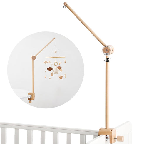 let's make Baby Crib Mobile Arm - Wooden Mobile Arm with Height