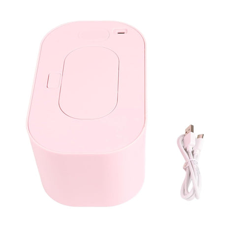 flexman 7.87x4.72x3.86in 21cmx13cmx12cm) Baby Wipe Warmer, PC Material Top Heating Lock Moisture Wet Wipes Dispenser