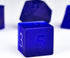 Blue Gemstone DND Dice Set, 7PCS Polyhedral Gem Stone Dice for Role Playing Game