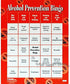 Alcohol Prevention Bingo Wellness Reproductions & Publishing: an Educational Game for Teens