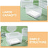 HAKIDZEL 4pcs Refillable Wipes Dispenser Container with Lid Dustproof Pp Plastic Wipe Storage Box for Home and Travel