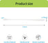 LONNKY 17 Inch Baby Monitor Mount, Compatible with Babystar CF6850/CF6851 and Vtech VM901/VM919HD