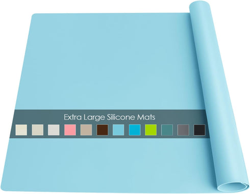 Extra Large Silicone Mats, Food Grade Thick Silicone Pad for Crafts, Kids Placemat, Kitchen Counter Mat for Baking