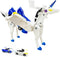 NIGVO Collision Transforming Unicorn Car Toy 2 Cars Crash & Transform into Unicorn