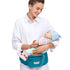 Lightweight Green Baby Hip Seat Carrier with Pockets