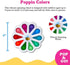 Poppin Colors - Kids Spinning Toy, Push and Pop Dimple Toy, Educational Toy for Ages Over 15 Months