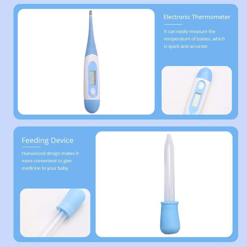 TODAYTOP 10 Pieces/Set Set Nail Clipper Stainless Steel Professional Nail Cutter & Grooming Kits Baby Health Care