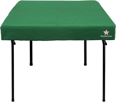 Plusvivo Game Table Cover - Mahjong, Poker, Bridge - Machine Washable Felt