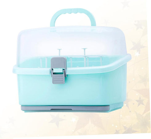 Portable Milk Bottle Storage Case for Travel & Home Use - Safe and Easy to Clean
