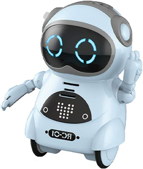 GoolRC Mini Pocket Robot, with Interactive Dialogue Conversation, Voice Recognition, Singing and