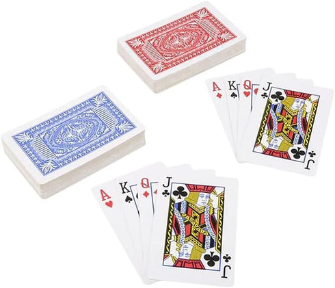 The Dreidel Company Playing Cards Deck, 2.25 Inch x 3.5 Inch (6-Pack)
