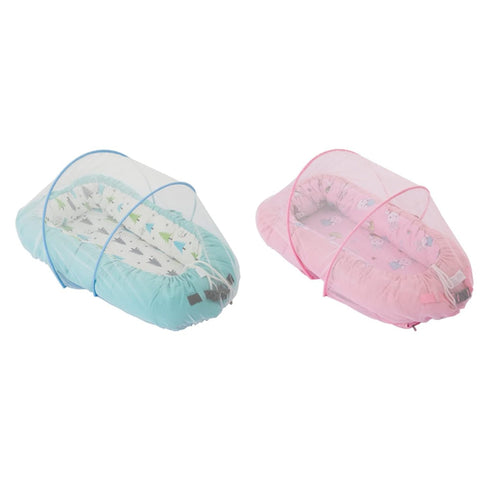 Psdndeww Baby Crib Mosquitoe Net Portable Foldable Infant Bed Canopy Netting Folding Net Tent