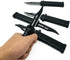 3pcs Retractable Fake Knife Toy, Plastic Prop Dagger for Halloween Fools Day Party Cosplay Joke