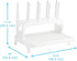 100% countertop PopYum Glacier White Space Saving Drying Rack from Recycled Bottles, for Baby Bottles, Plastic Bags