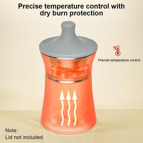 losipoka 4 Portable Milk Warmer for Baby Baby Bottle Warmer Rechargeable Bottle Warmer Portable Milk Warmer for Baby