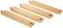 33341-4 Set 3 BRIO World Piece Long Straight Wooden Train Tracks | Expandable & Compatible Railway | Engineered