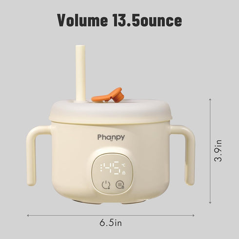 40/45/50 316L 13.5 Phanpy Smart Thermostatic Bowl To Keep Baby/Toddler/Children Food Warm with Constant Precise