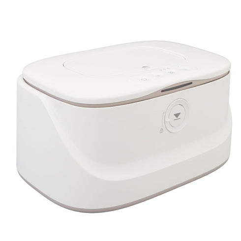 ZASCHMOY USB Heated Baby Wipes Warmer with Adjustable Temperature, Smart Night Light, and Sealed Fliptop Design