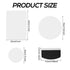 Lyreh 9pcs Transparent Suction Stickers for Stokke Tripp Trapp Tray, Round & Rectangle Strong Suction Fixer Adhesive