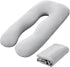 Hahafelt Cooling Pregnancy Pillow Cover (Only Pillowcase) 57 Inch Large U Shaped Full