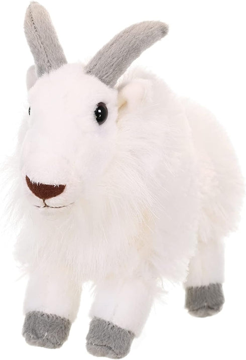 Wild Republic Mountain Goat Plush - 8 Inch Stuffed Animal, Cuddlekins Toy Gift for Kids